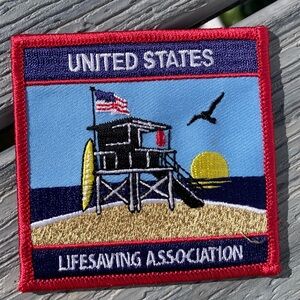 Lifeguard US Lifesaving Association Embroidered Patch